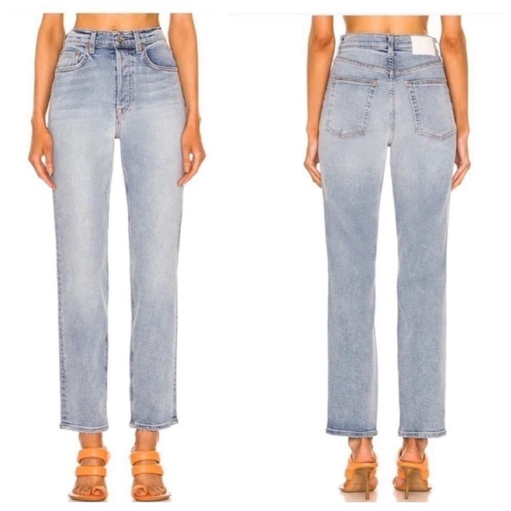 GRLFRND NWT Cassidy Jeans mid rise straight leg stretch 25